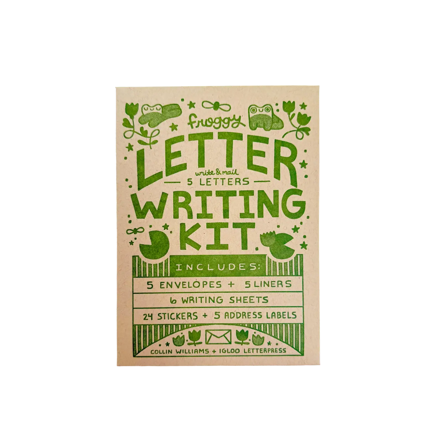 Froggy Letter Writing Kit