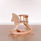 Dollhouse Rocking Horse | Natural Wood