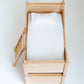 Dollhouse Edin Convertible Twin Bunk Beds | Natural Wood