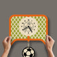 Soccer Pendulum Clock - Wood