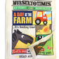 Nursery Times Crinkly Newspaper - Farm Animals