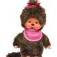 Monchhichi Standard Girl with pink bib