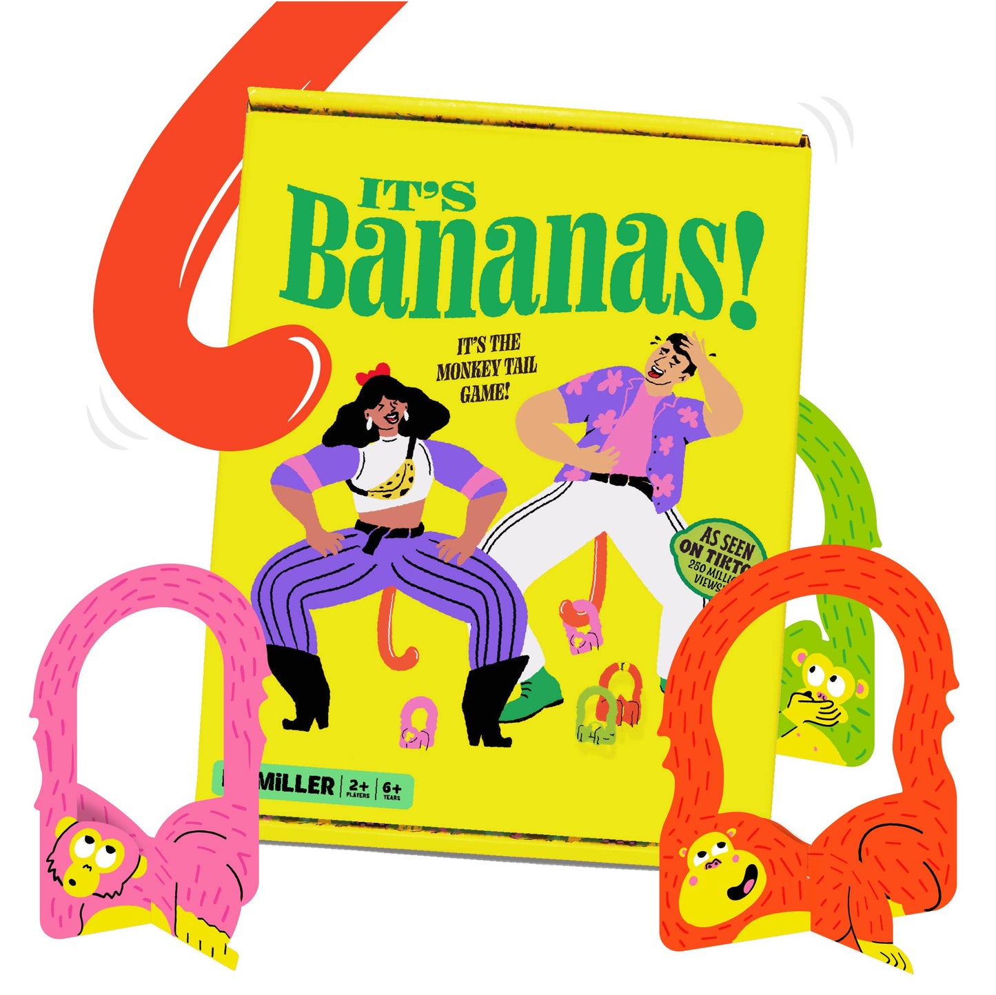 It's Bananas! The Monkey Tail Party Game for all ages!