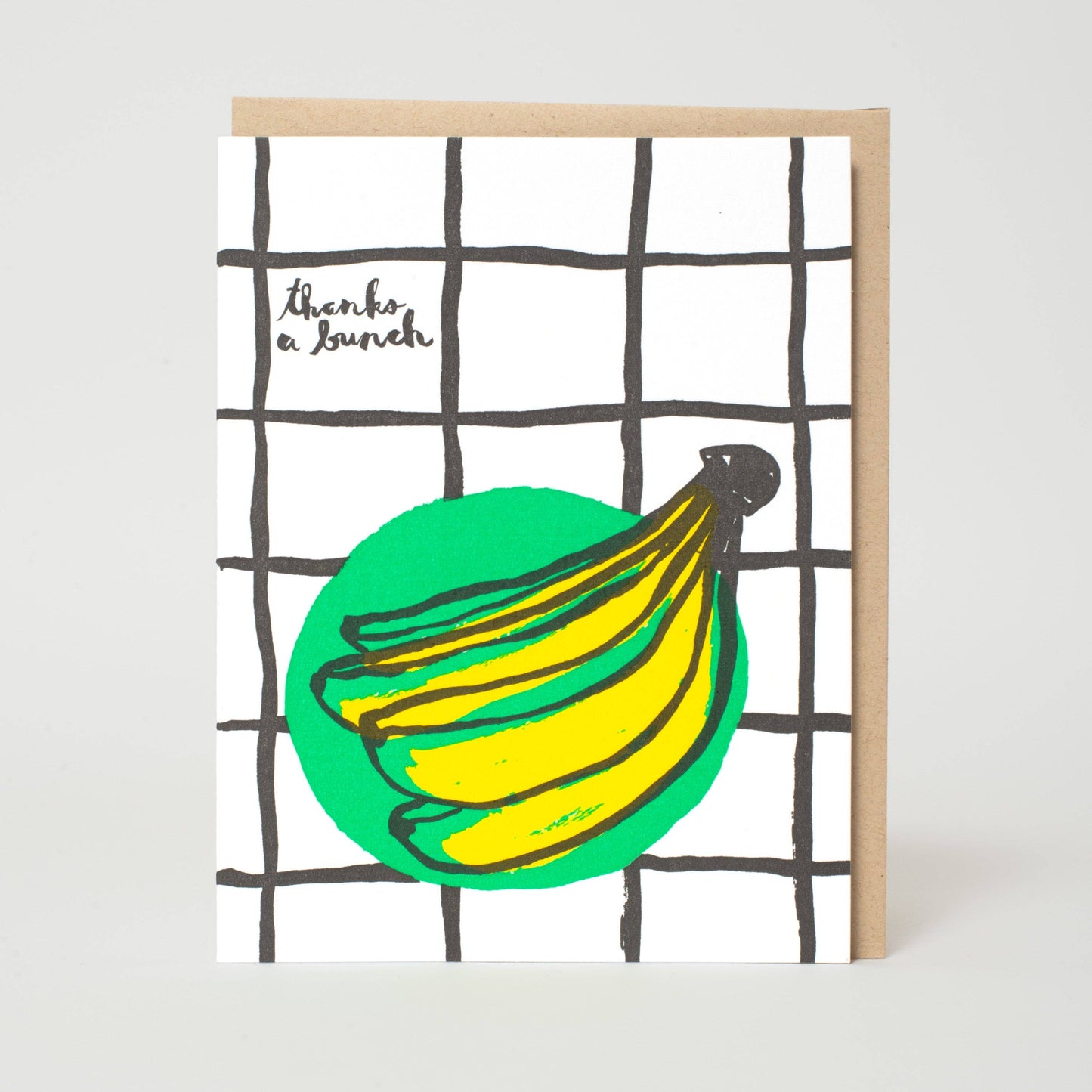Banana Thank You Greeting Card by Egg Press