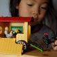 Mobile Chicken Coop Farm Figurine Toys Play Set