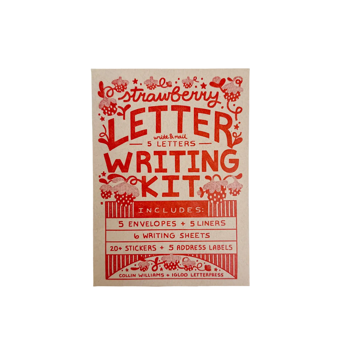 Strawberry Letter Writing Kit