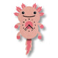 Axolotl Pendulum Clock - Wood