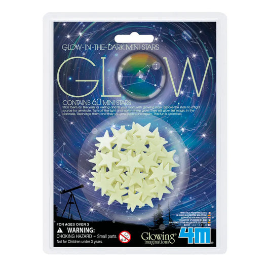4M Glow-In-The-Dark Mini Stars Pack of 60