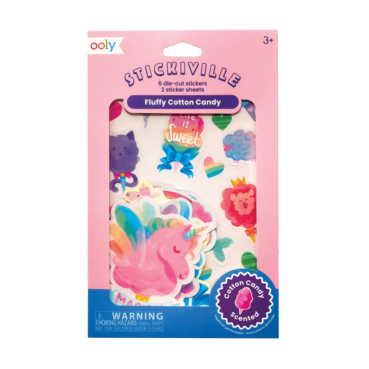 Stickiville: Scented Stickers - Fluffy Cotton Candy