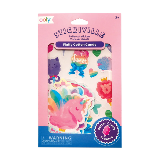 Stickiville: Scented Stickers - Fluffy Cotton Candy