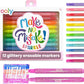 Make No Mistake! Glittery Erasable Markers