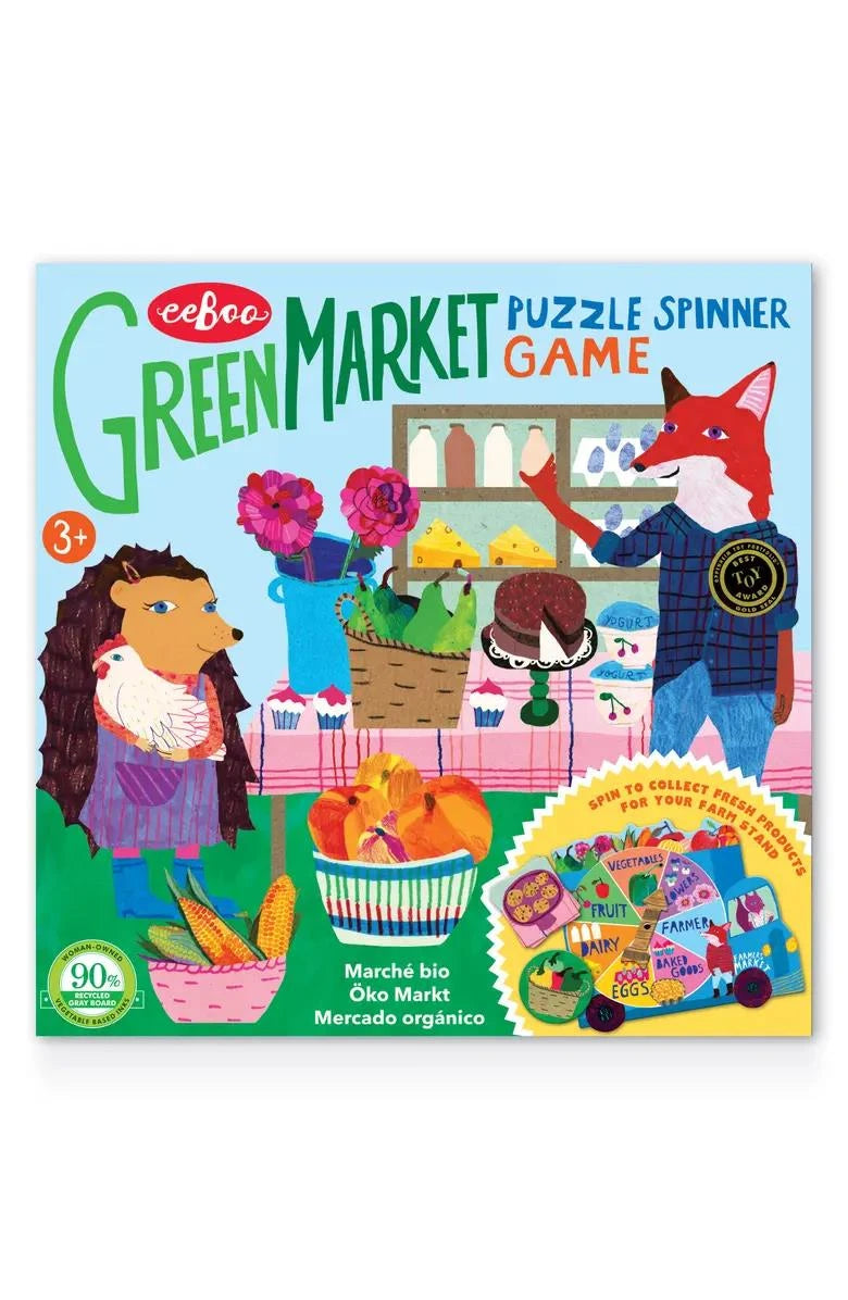 Green Market Puzzle Spinner Game