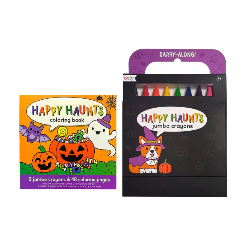 Carry-Along: Coloring Book Set - Happy Haunts