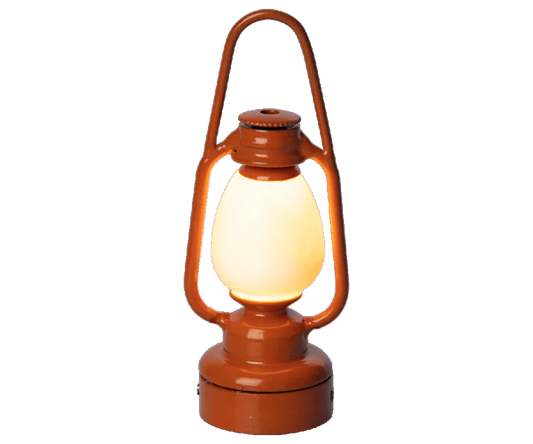 Vintage Lantern, Mouse-Orange