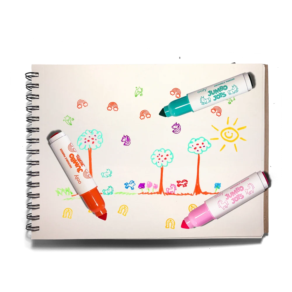 Jumbo Jots Dual Tip Stamp Markers - Unicorn - Set of 8