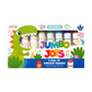 Jumbo Jots: Dual Tip Cone & Stamp Markers - Dinosaur