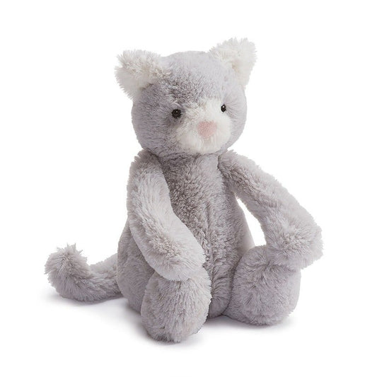 Bashful Grey Kitty Original - Medium