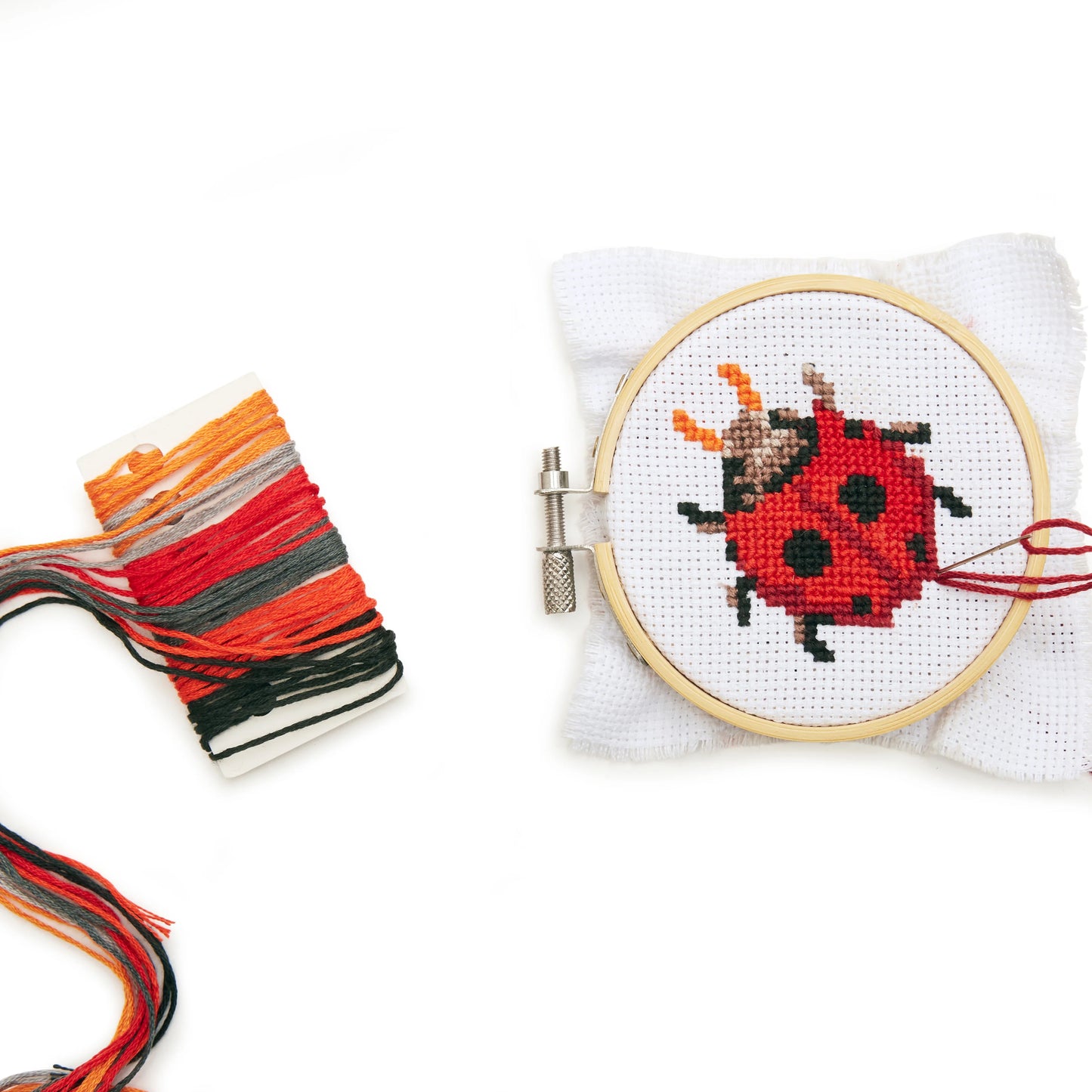 Ladybug Cross Stitch Kit