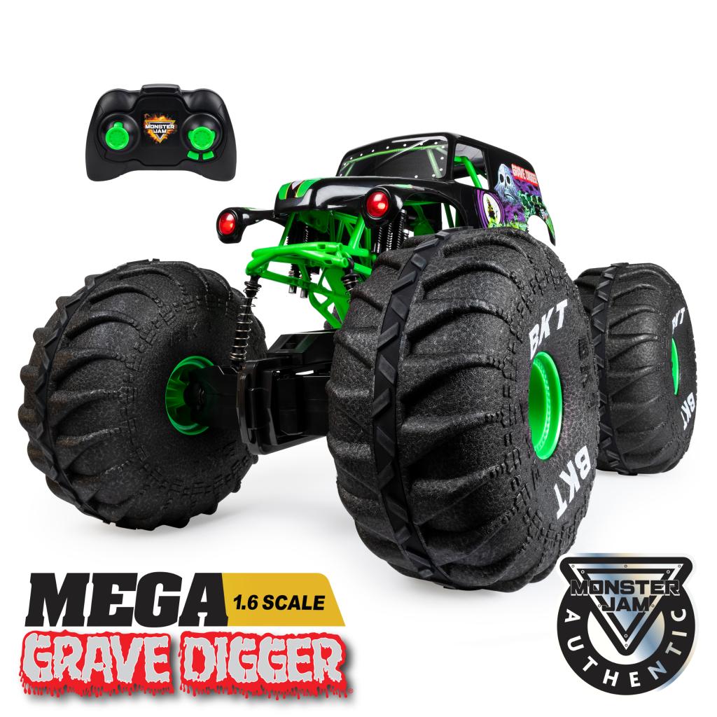 Monster Jam Official Mega Grave Digger All-Terrain Remote Control