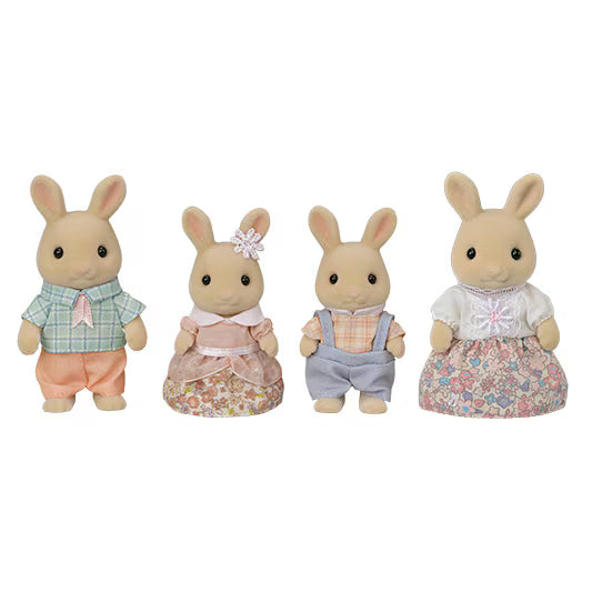 Calico Critter Milk Rabbit Family