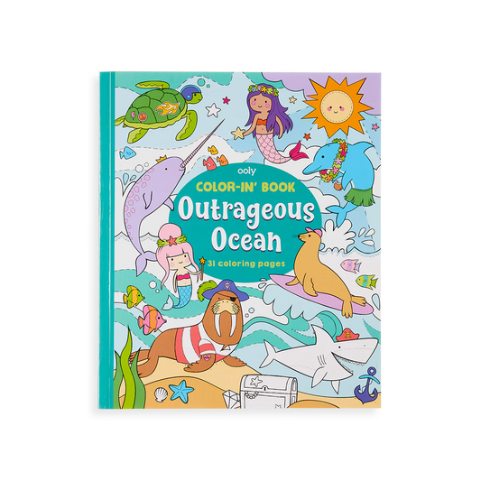 Outrageous Oceans - Color-in Book