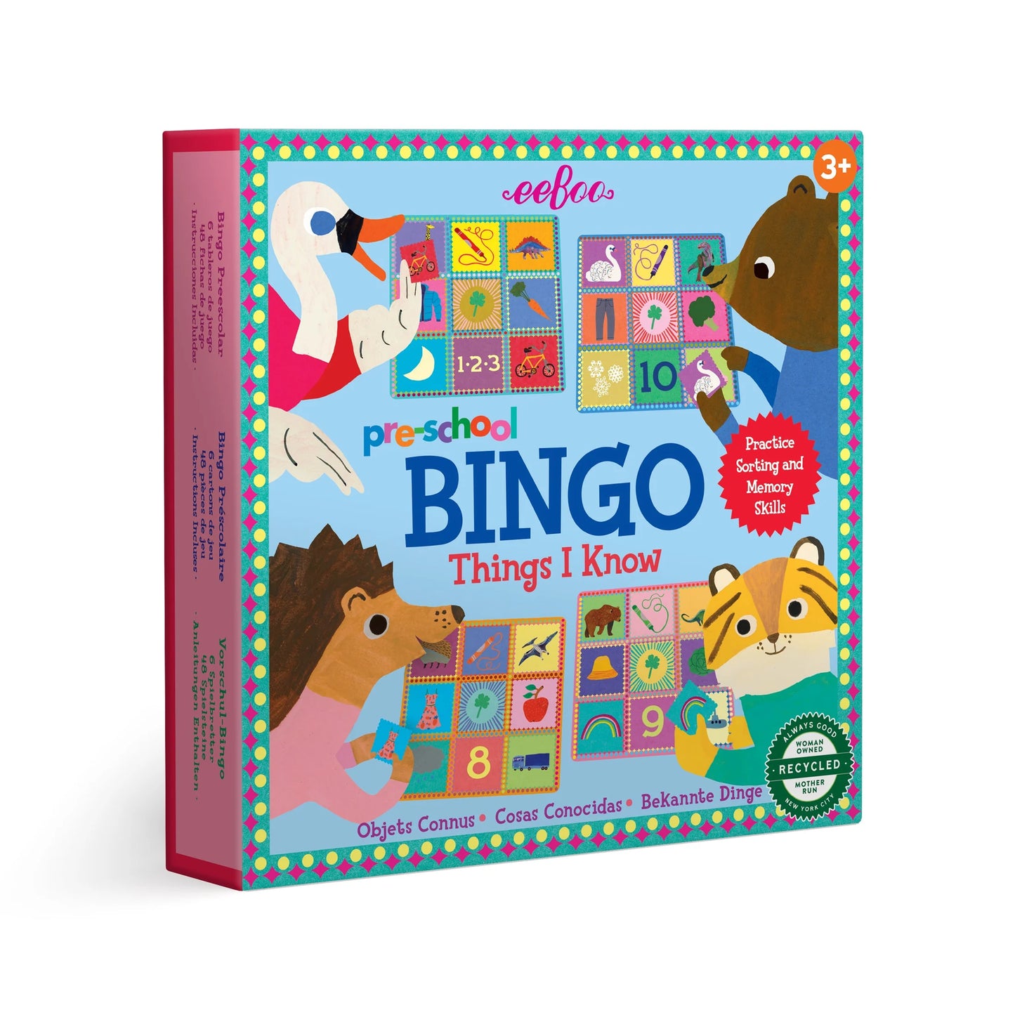 Preschool Things I Know Bingo