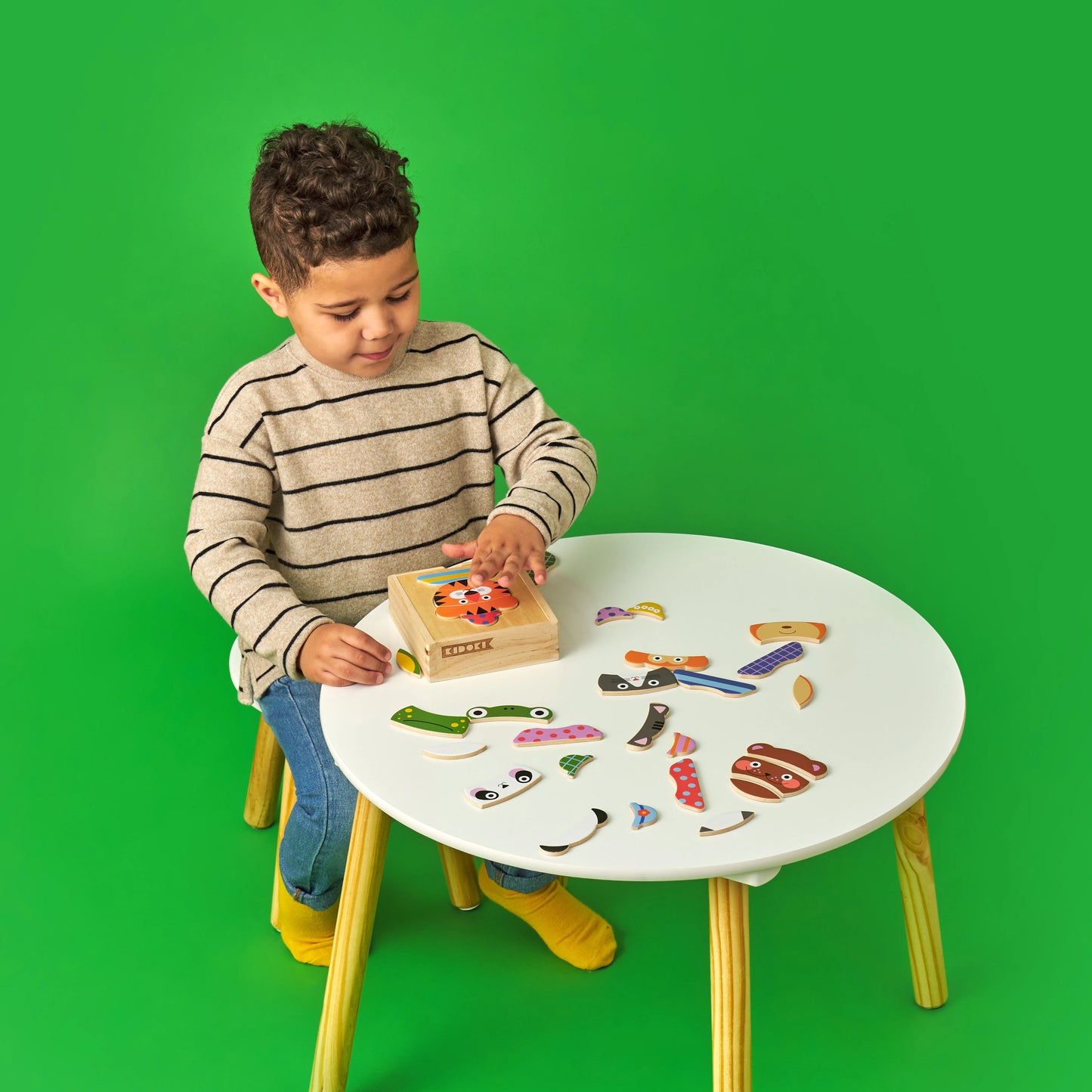 Animal Mix Up Wooden Puzzle