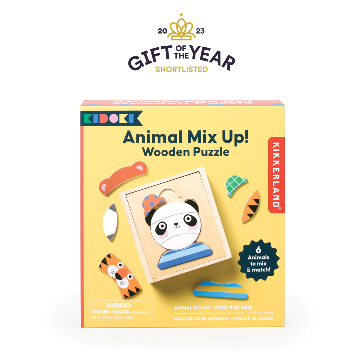 Animal Mix Up Wooden Puzzle