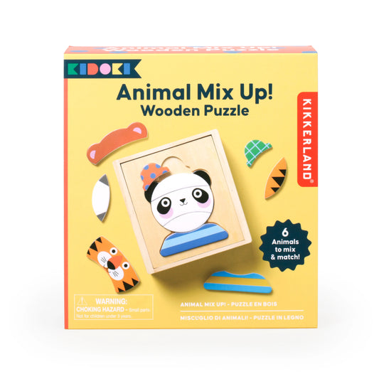 Animal Mix Up Wooden Puzzle