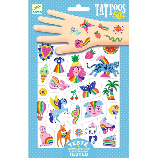 Rainbow Temporary Tattoo