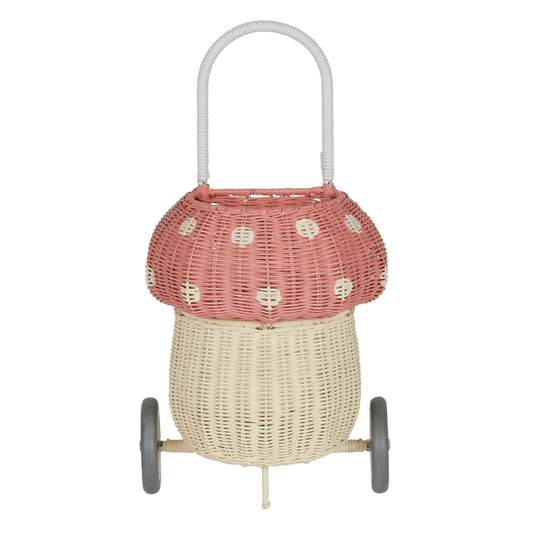 Rattan Mushroom Luggy in Musk