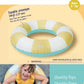 Quut Swim Rings Medium - Banana Blue - Medium Size Swim Ring 24 Inch