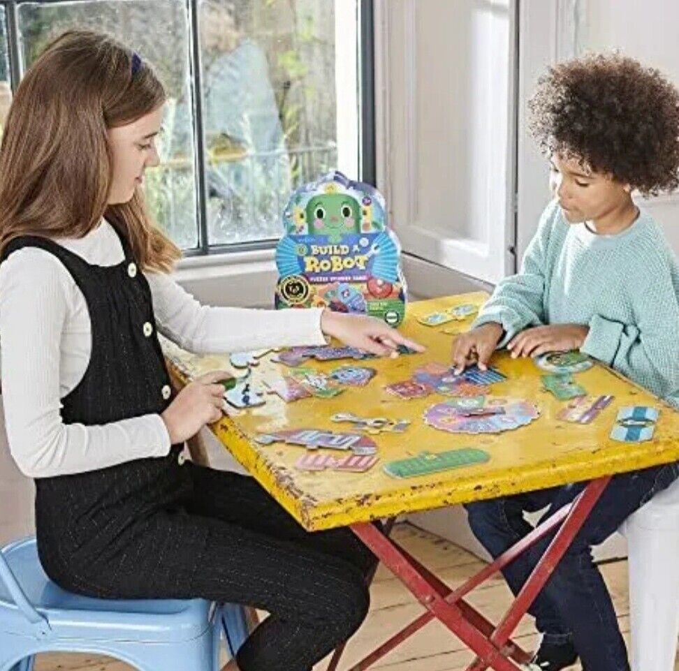Build a Robot Shape Spinner Game