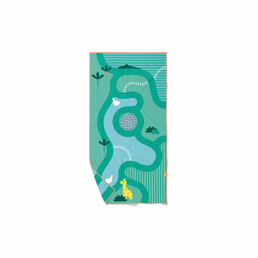 Quut Play Towels-Size M, Interactive Design, Game & Patterns - Safari