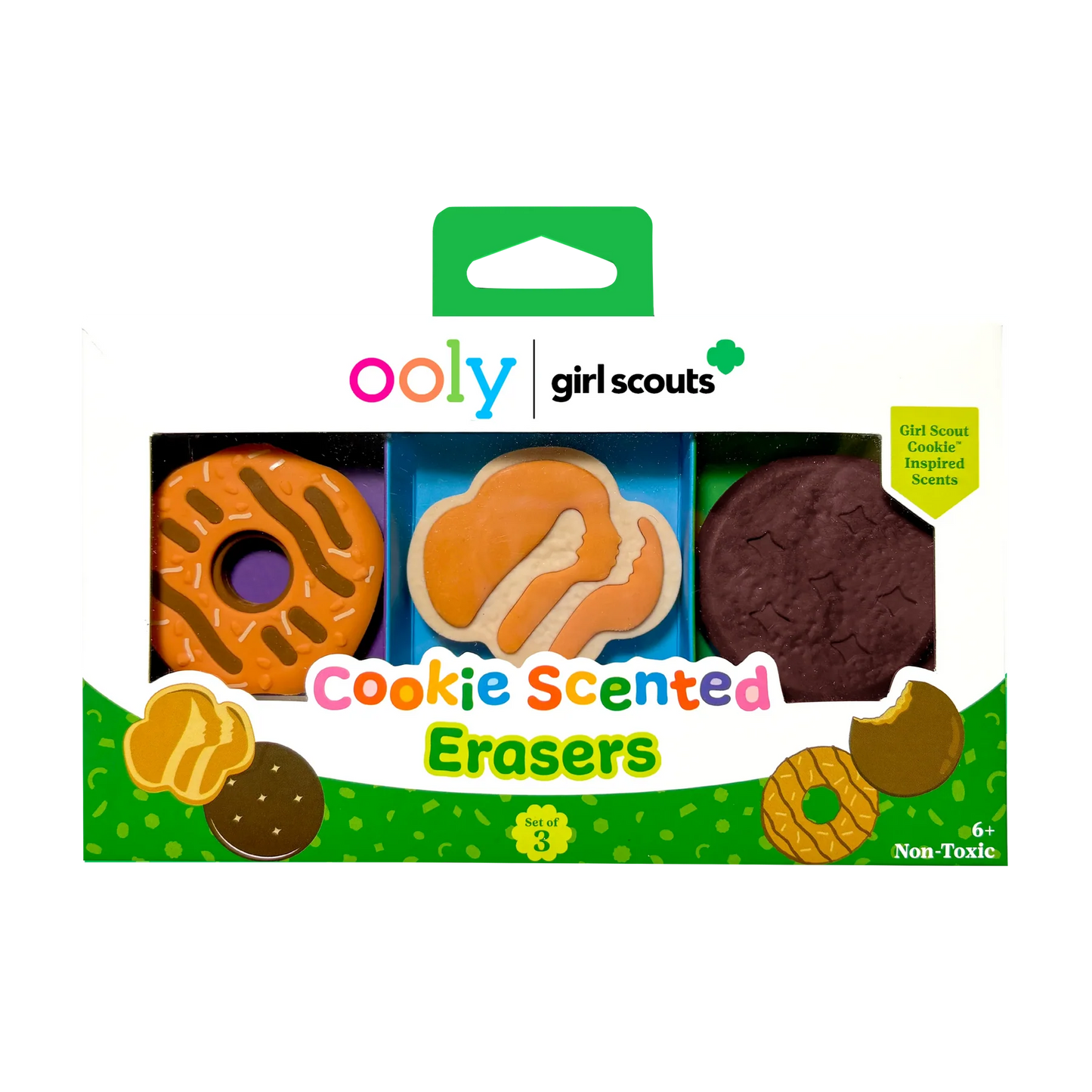Cookie Scented Erasers - Girl Scouts