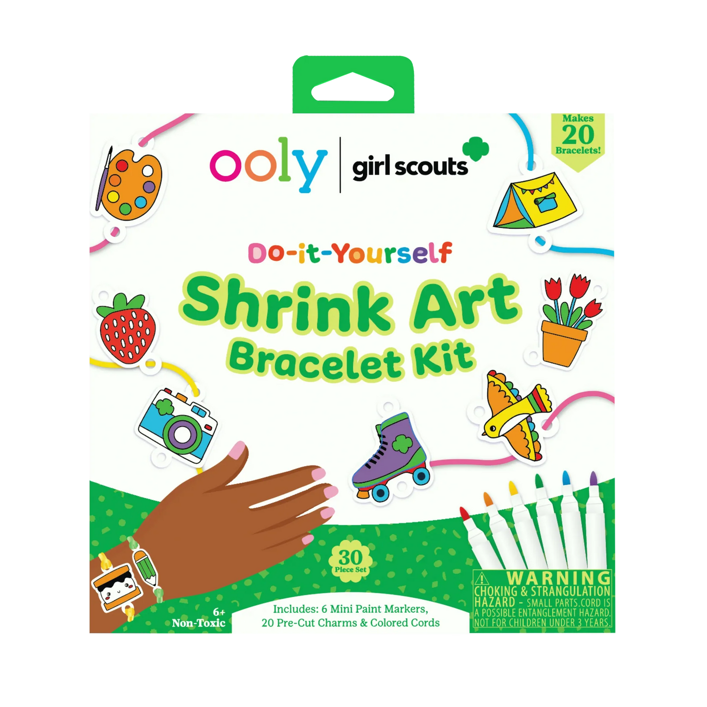 Girl Scouts Shrink Art Bracelet Kit
