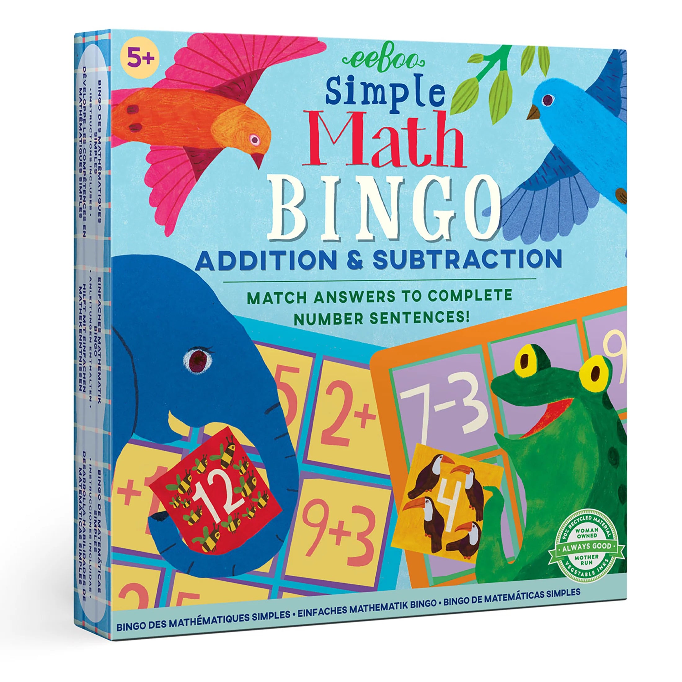 Simple Math Bingo – The Prize Booth