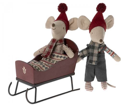 Sleigh Mouse - Red