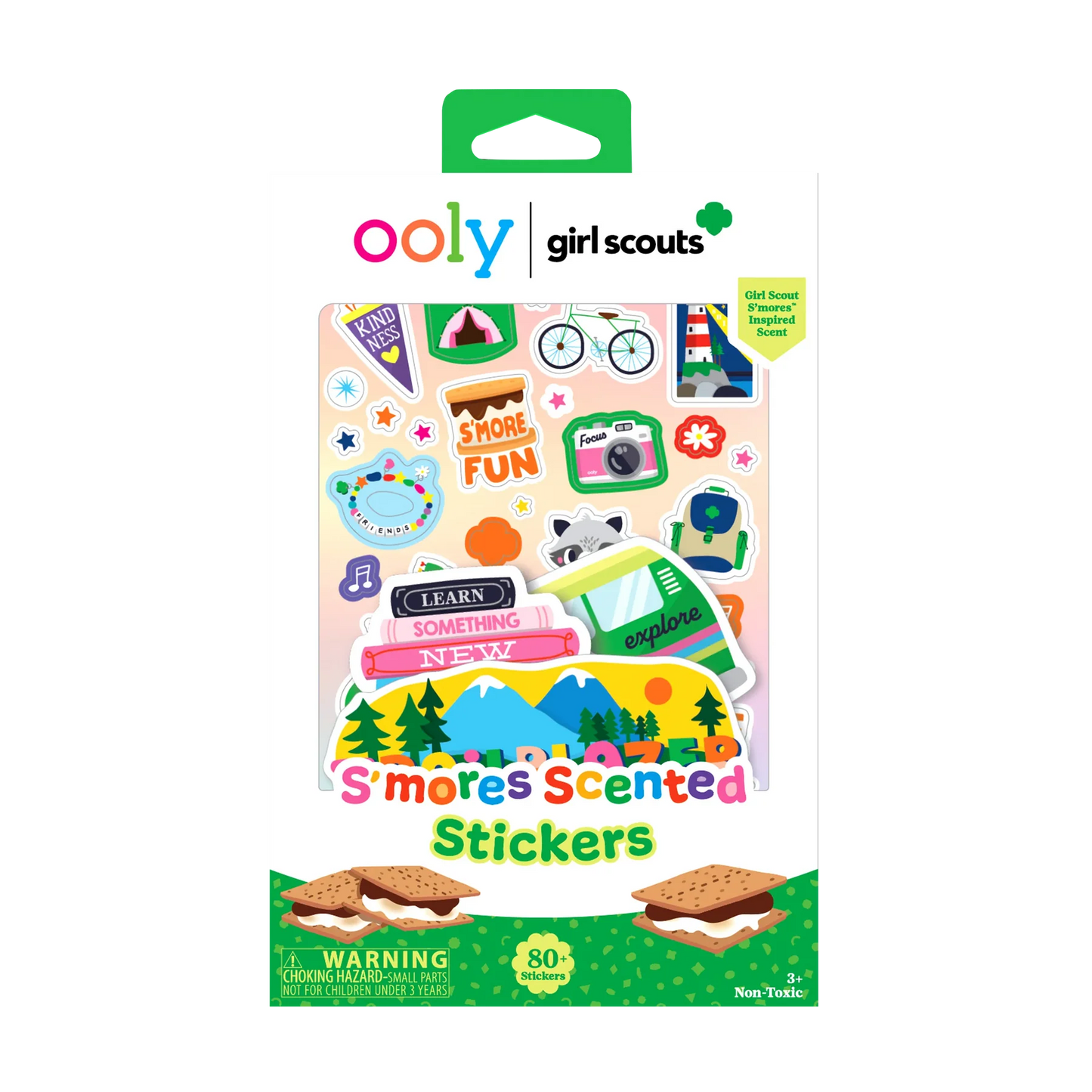 OOLY x Girl Scouts S’mores™ Scented Stickers