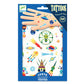 Space Oddity Glow in the dark Temporary Tattoo