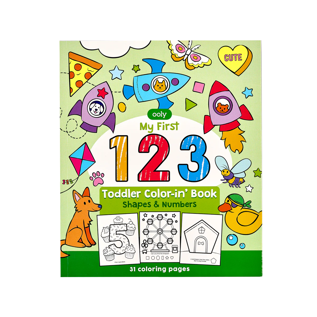 My First 123 Color-in Book