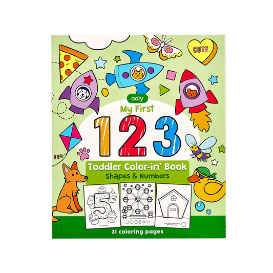 My First 123 Color-in Book