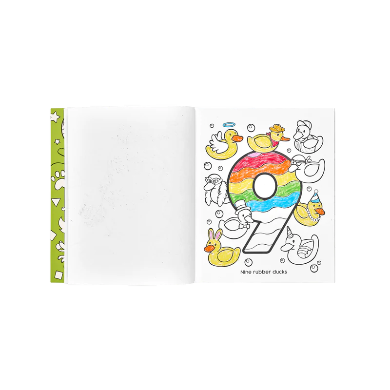 My First 123 Color-in Book