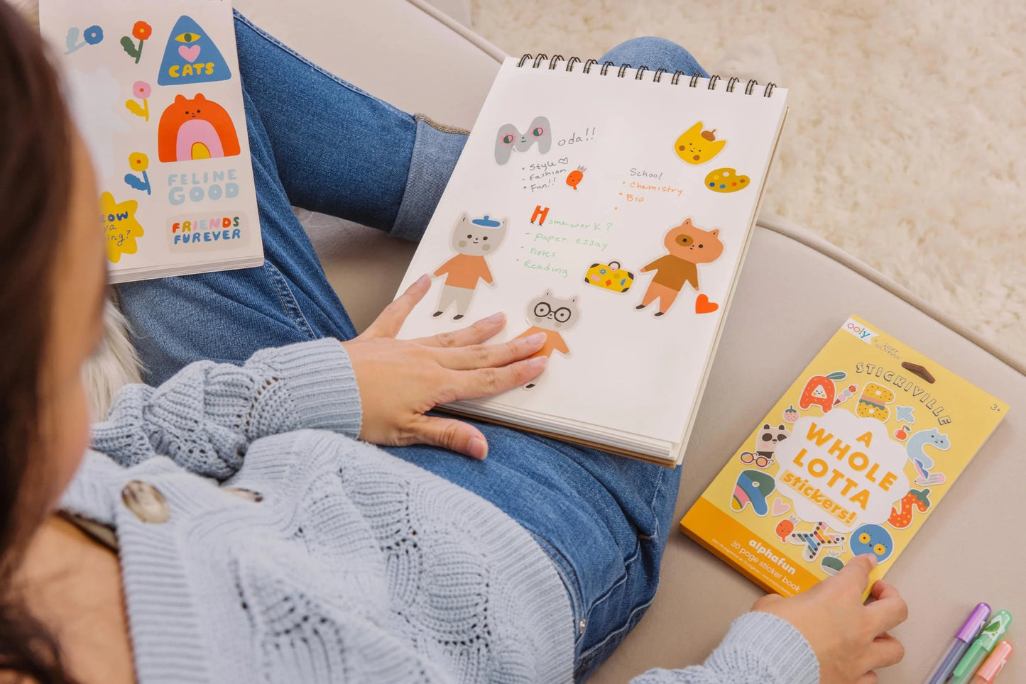 A Whole Lotta Stickers! Dress Up Cats Sticker Book