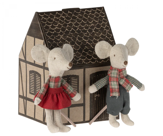 Winter Mice Twins - Brother & Sister