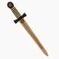 Woodylion "Wooden" Sword in Black and Gold