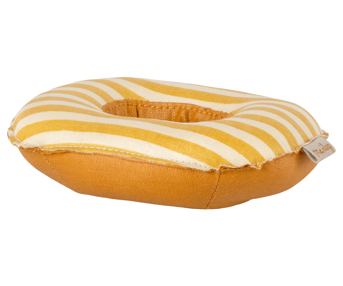 Rubber boat, small mouse - Yellow stripe
