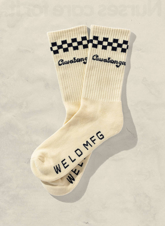 Adult-Cowabunga Crew Socks