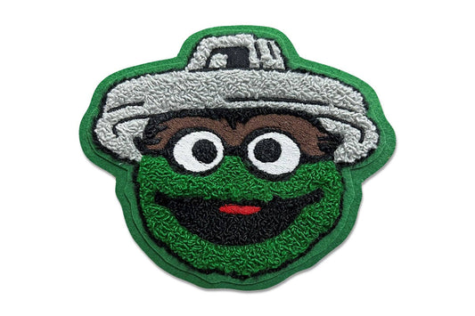 Oscar the Grouch Chenille Patch • Sesame Street x Oxford Pen