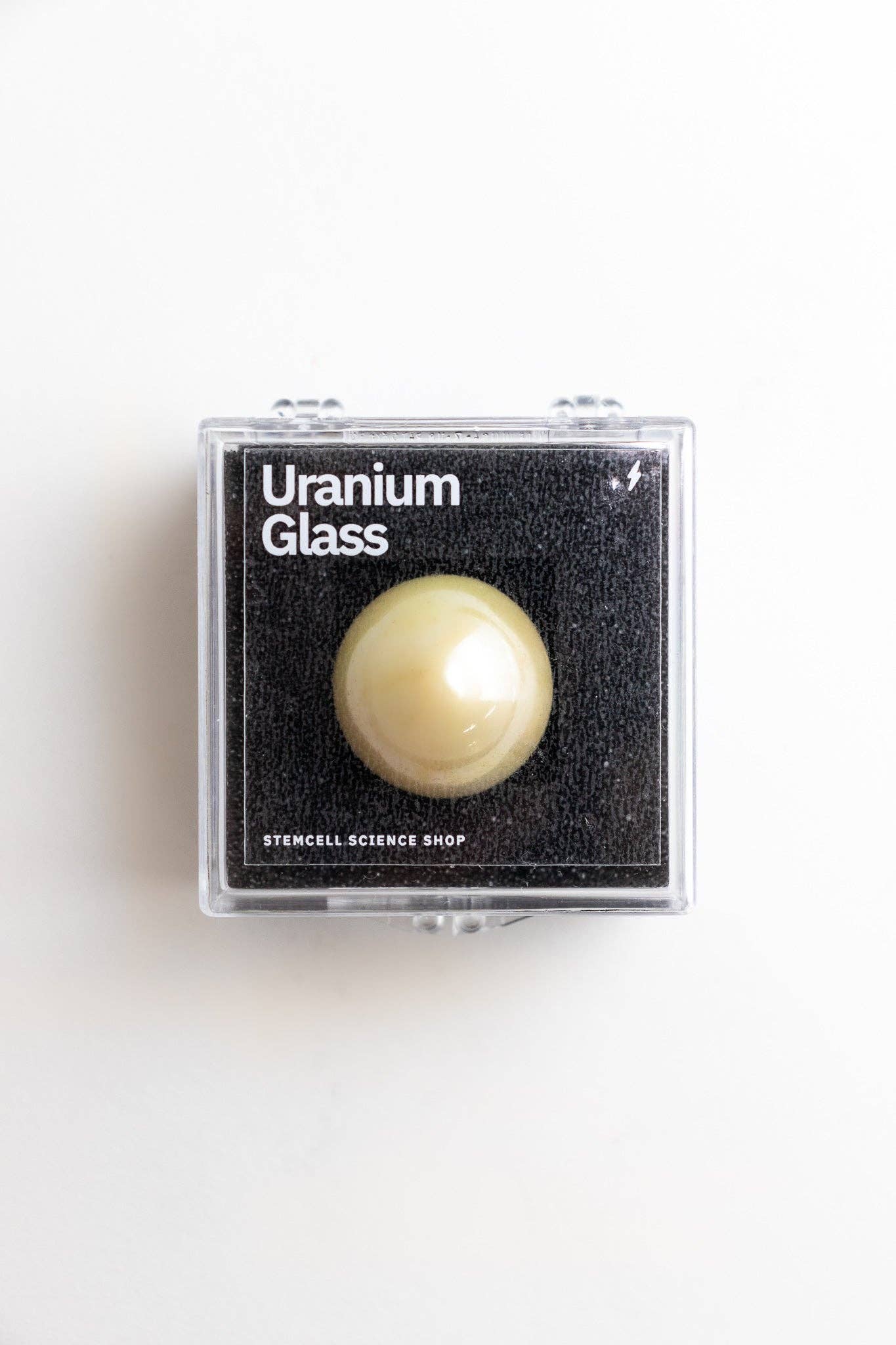 Yellow Uranium Glass Ball